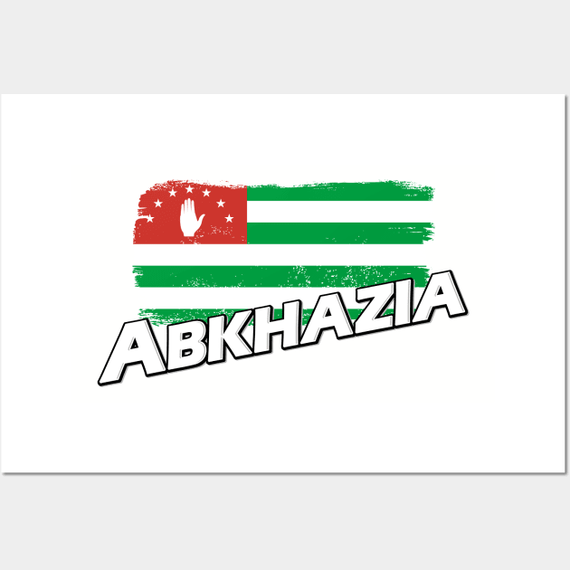 Abkhazia flag Wall Art by PVVD